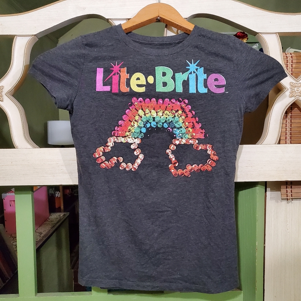 old navy lite•brite tshirt 🌈